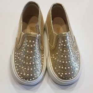 DS SPORTS GOLD SLIP ON TENNIS